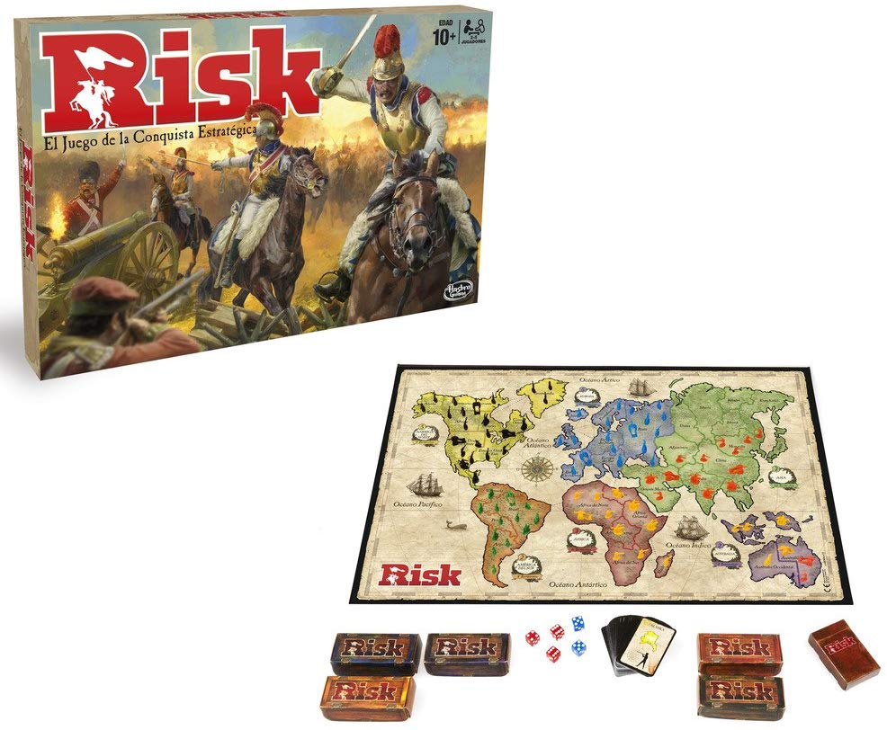 Risk juego de mesa. Idea de regalo de juego de mesa y familiares para niño o niña de 6 a 11 años.