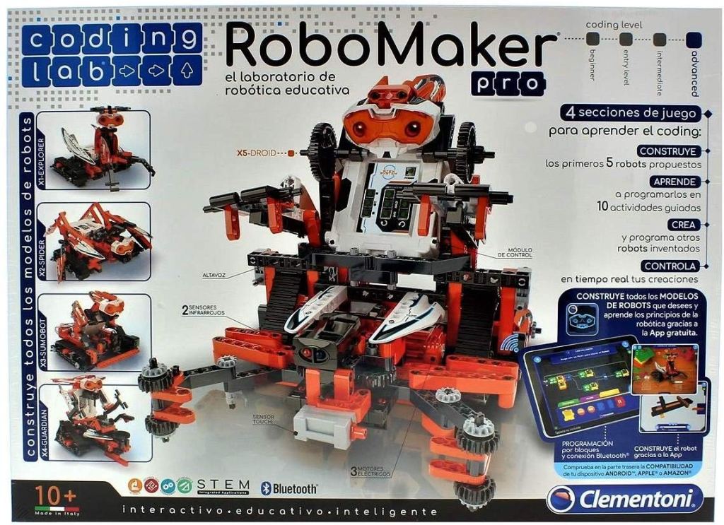 Juego de robótica educativa. Idea de regalo para niño o niña de 6 a 12 años de juegos de tecnología, electrónica y robótica.