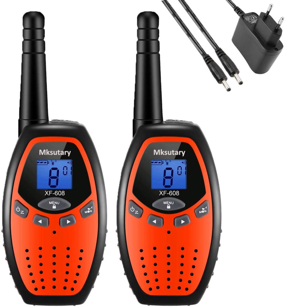 Walkie talkies. Idea de regalo para niño o niña de 6 a 12 años de juegos de tecnología, electrónica y robótica.