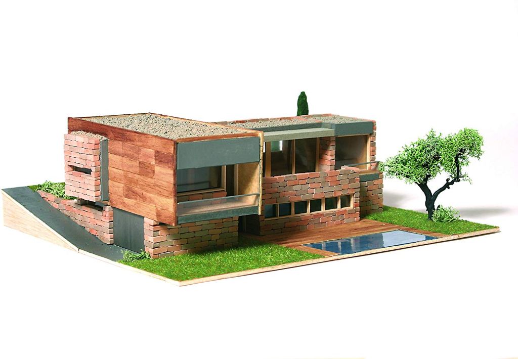 Maqueta casa moderna. Idea de regalo para niño o niña de 6 a 12 años de juegos de tecnología, electrónica y robótica.