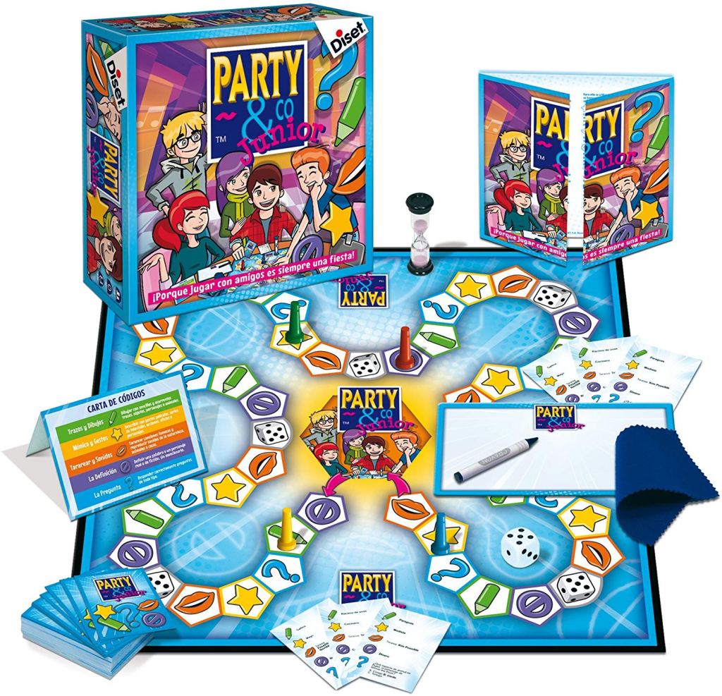 Party & Co Junior. Juego de mesa. Idea de regalo para niño o niña de 8 años.
