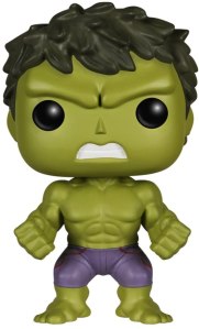 Idea de regalo para niña o niño. Funko pop de Hulk de los Vengadores de Marvel. Ideasderegaloonline.com